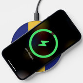 Barbados flag wireless charger (Phone)