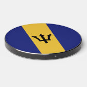 Barbados flag wireless charger (Front 2)