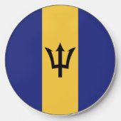 Barbados flag wireless charger (Front)