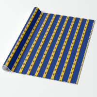 Barbados Flag Wrapping Paper