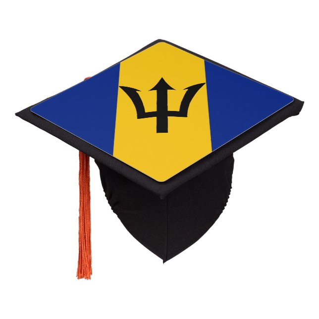 Barbados Graduation Cap Topper (Angled)