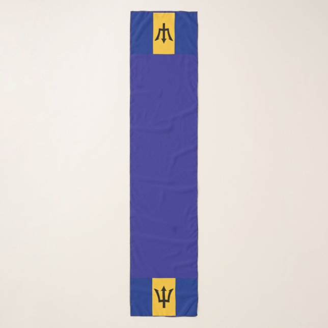 Barbados Graduation Sash Scarf Stole (Front)