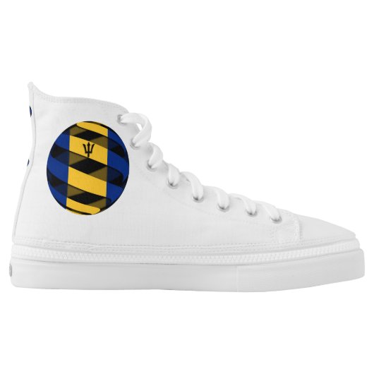 Barbados High-Top Sneakers (Left Shoe Inside)