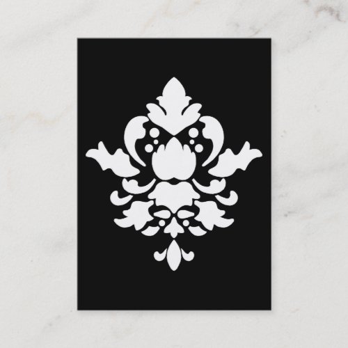 BARBADOS in White on Black Business Card