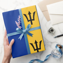 Barbados Island National Flag Patterned