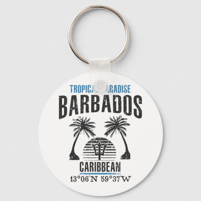 Barbados Keychain (Front)