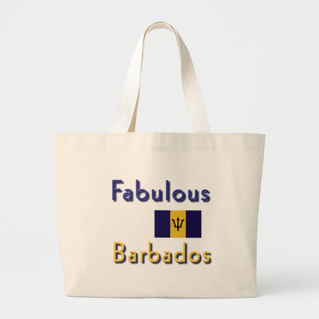 Barbados Large Tote Bag (Front)