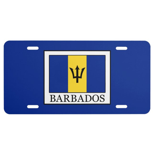 Barbados License Plate (Front)