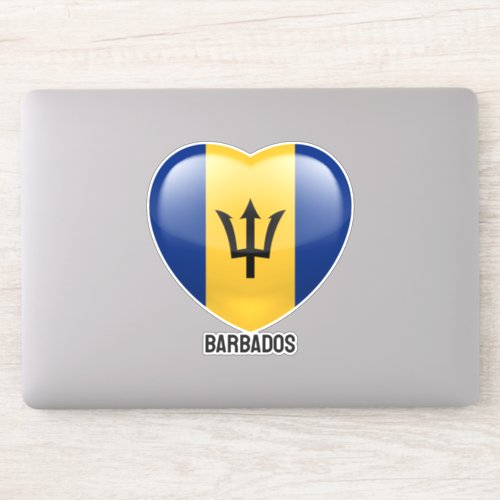 Barbados Love Sticker