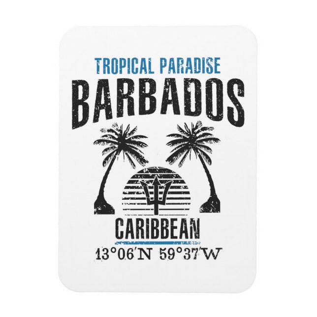 Barbados Magnet (Vertical)