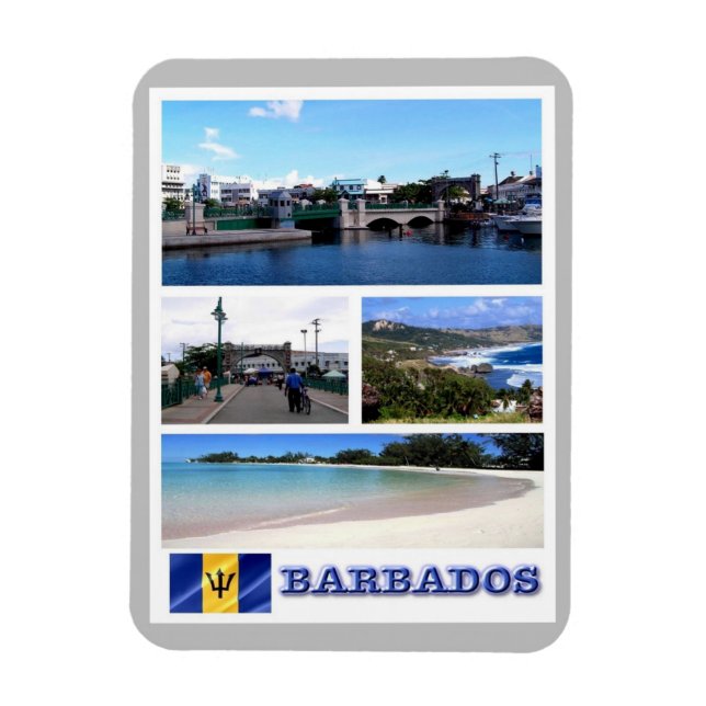 Barbados - Mosaic - Magnet (Vertical)