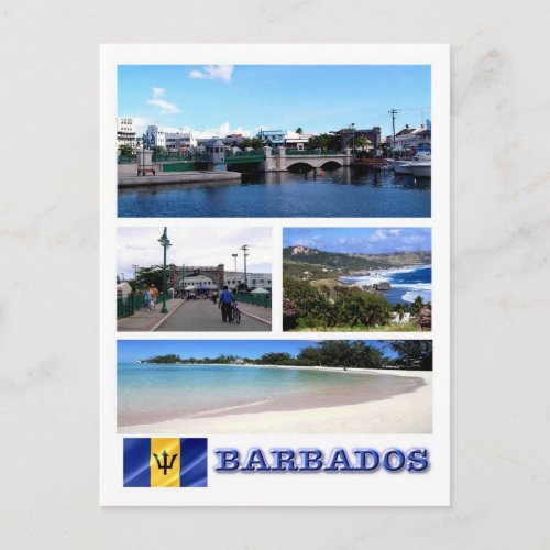 Barbados _ Mosaic _ Postcard