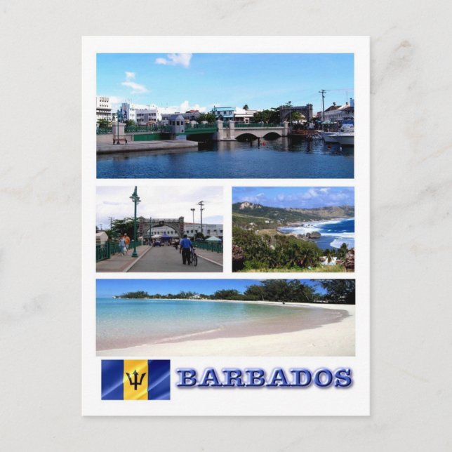 Barbados - Mosaic - Postcard (Front)