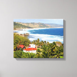 Barbados, Ocean, Beach, Tropical, canvas print