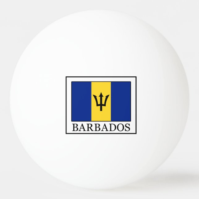 Barbados Ping Pong Ball (Front)