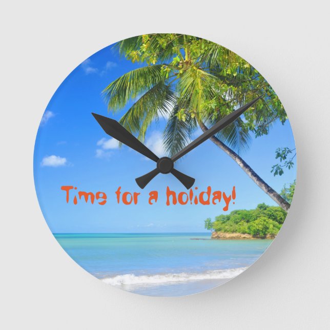 Barbados Round Clock (Front)