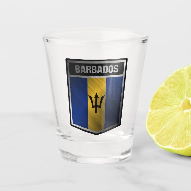Barbados Shot Glass (Front)