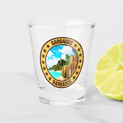 Barbados                                           shot glass