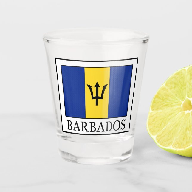 Barbados Shot Glass (Front)