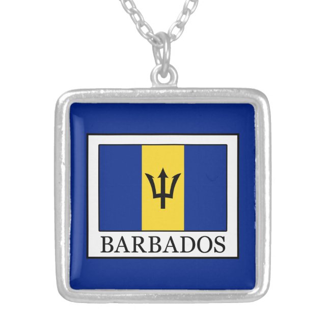 Barbados Silver Plated Necklace (Front)