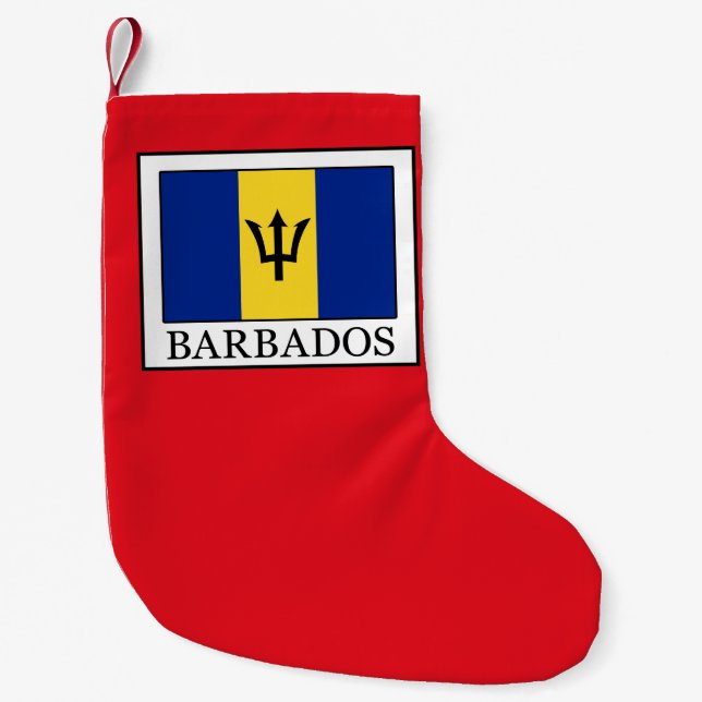 Barbados Small Christmas Stocking (Front)