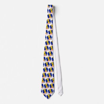 Barbados Soccer Team Neck Tie by worldwidesoccer at Zazzle
