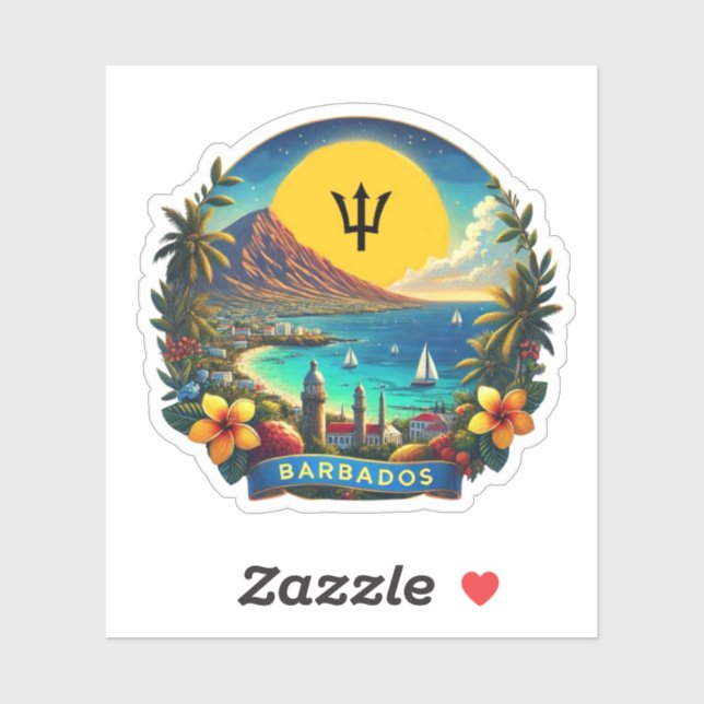 Barbados Sticker (Sheet)