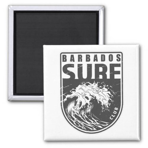 Barbados Surf Club Emblem  Magnet