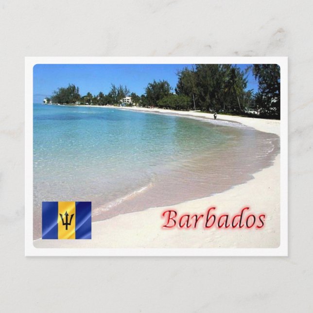 Barbados - The Beach - Postcard (Front)