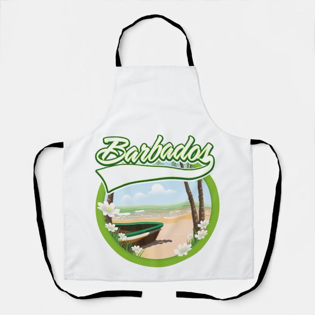 Barbados Travel logo Apron (Front)