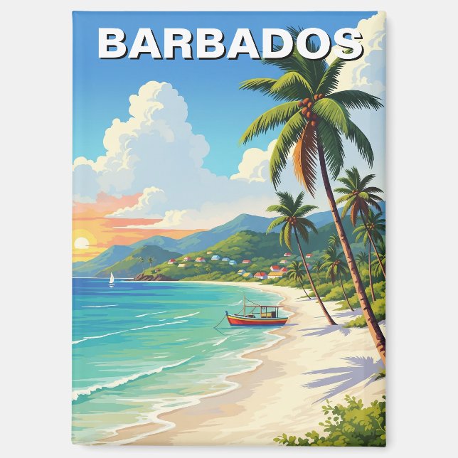 Barbados Travel Magnet (Front)