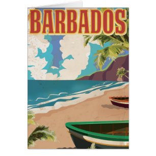 Barbados travel poster