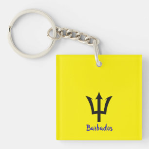 Barbados Trident  Keychain