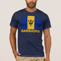 Barbados Vintage Flag T-Shirt