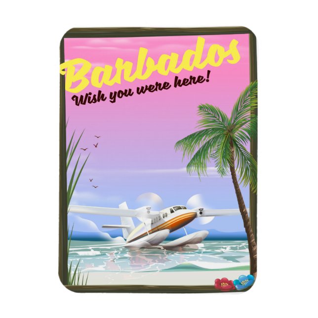 Barbados - wish you were here! magnet (Vertical)