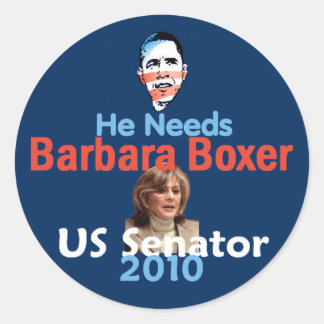 Barbara BOXER 2010 Sticker