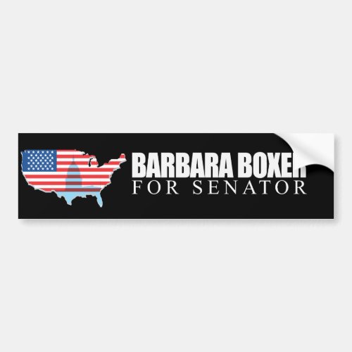 Barbara Boxer for Senator 2010 Bumper Sticker