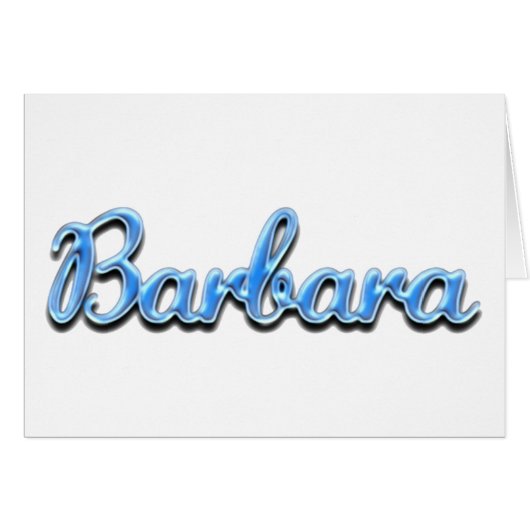 Barbara Cards (Front Horizontal)