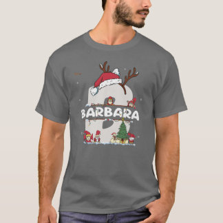 Barbara Christmas w Barbara Name for funny Xmas T-Shirt