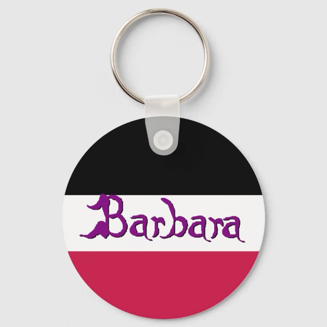 Barbara Keychain (Front)