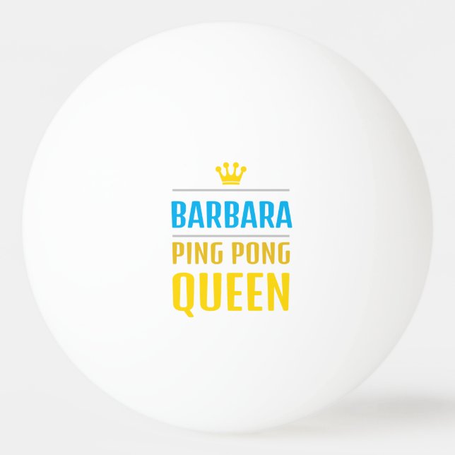 Barbara Ping Pong Ball (Front)