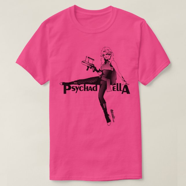 Barbarella Psychadella T-Shirt (Design Front)