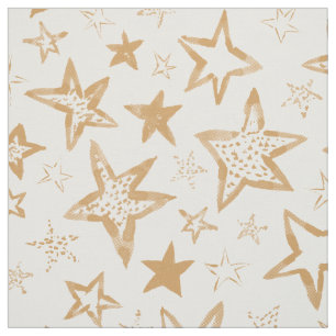 BARBARIAN Dancing Stars Gold Fabric