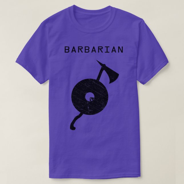 Barbarian Dark on Light T-Shirt (Design Front)