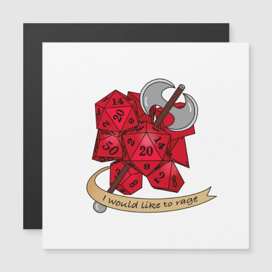 Barbarian Dice Design (Front/Back)