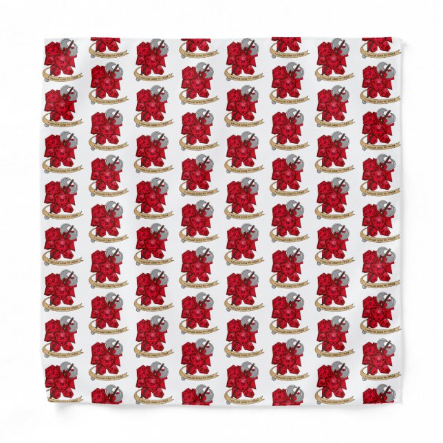 Barbarian Dice Design Bandana (Front)
