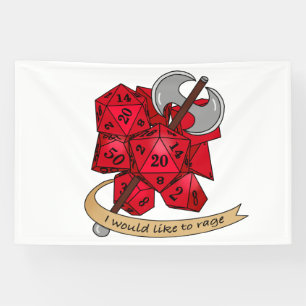 Barbarian Dice Design Banner