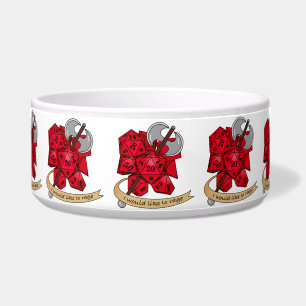 Barbarian Dice Design Bowl