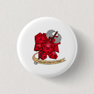 Barbarian Dice Design Button