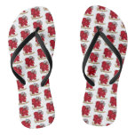 Barbarian Dice Design Flip Flops
